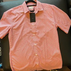 Pink Stripped Short Sleeve